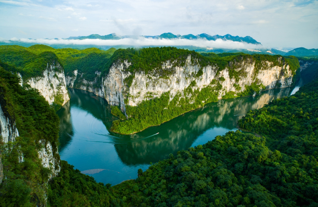Maoyan River landscape in Zhangjiajie, Hunan, China