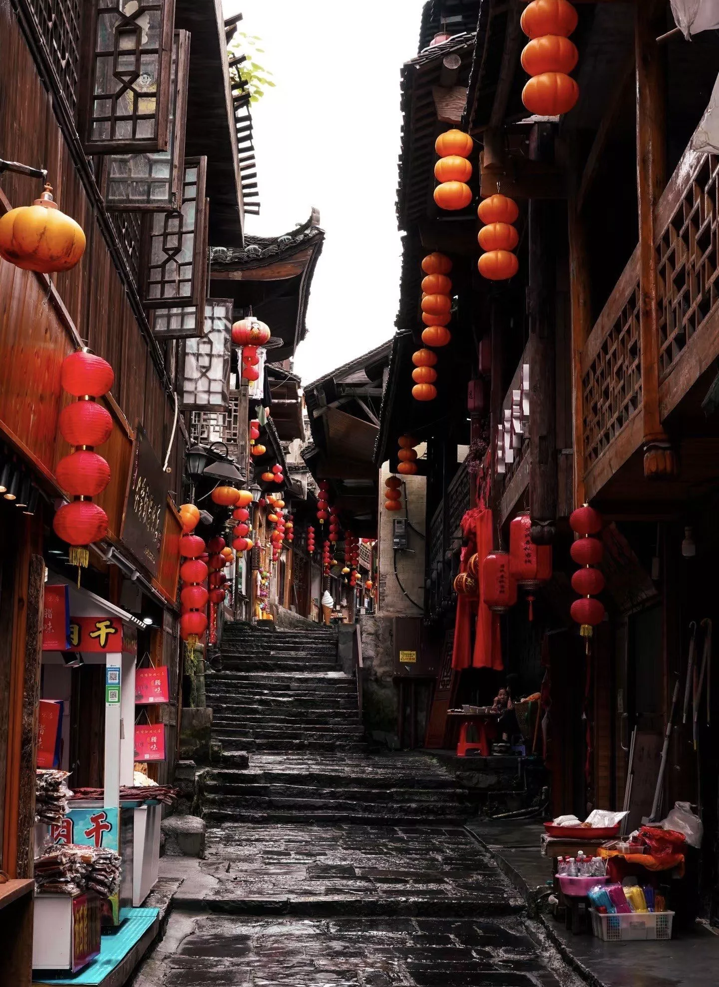 Furong Ancient Town stone street and transfer timing notes