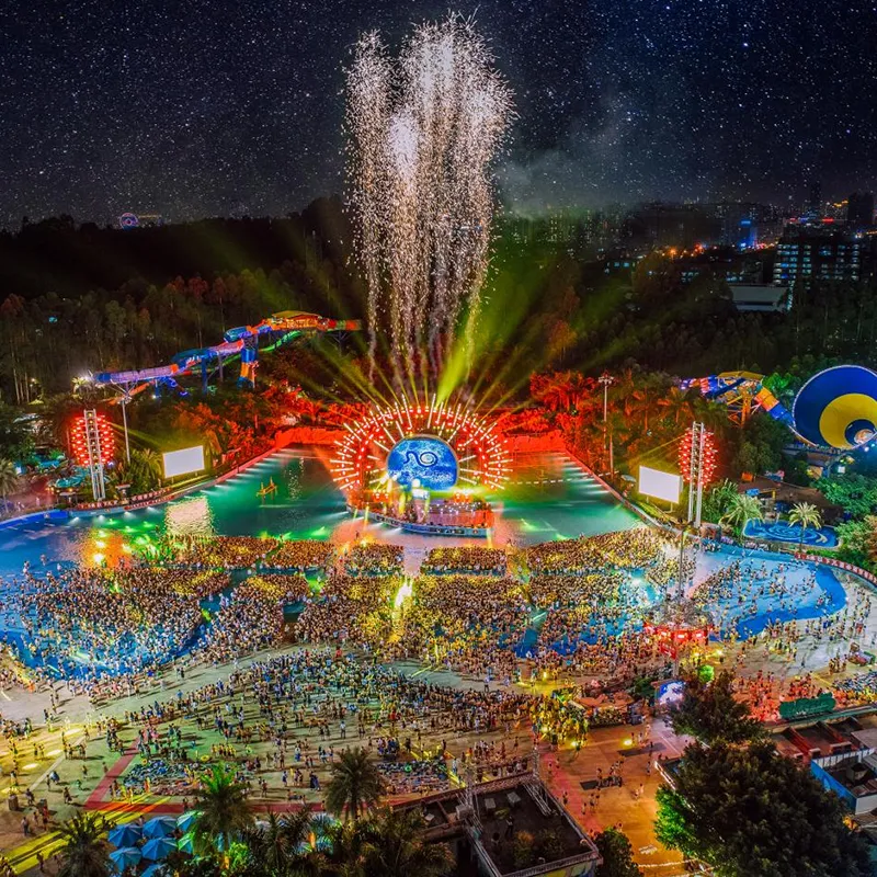 Chimelong Resort rides and family attractions in Guangzhou