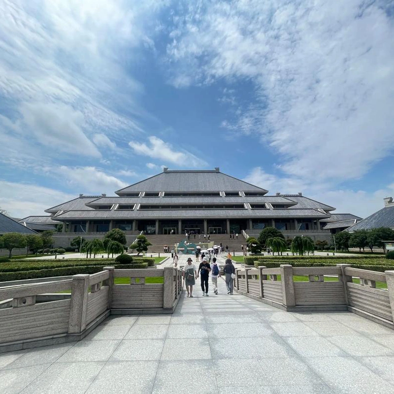 Hubei Provincial Museum building in Wuhan