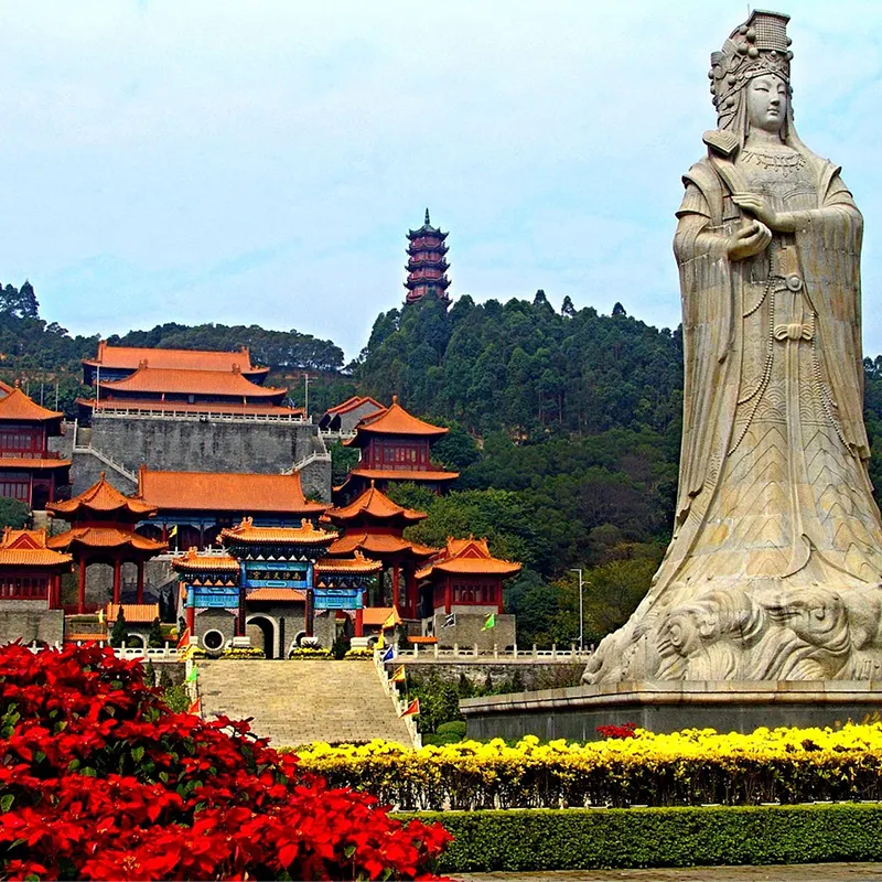 Nansha Tianhou Palace complex south of Guangzhou
